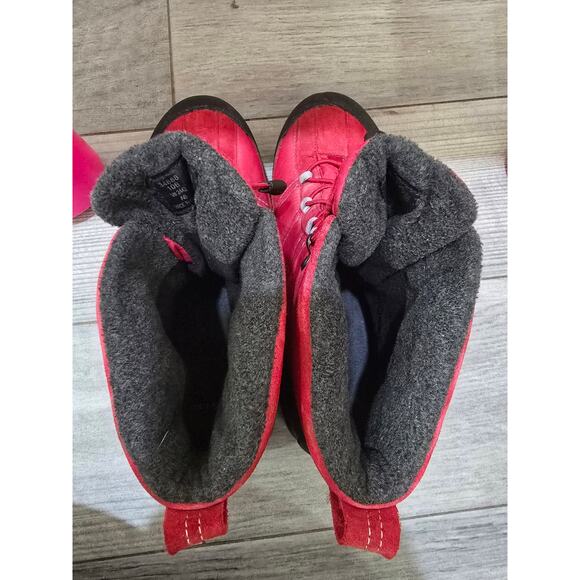 Lands End Extreme Squall Red Hiking Snowboots Women's Size 10B - 34688 - Picture 8 of 8